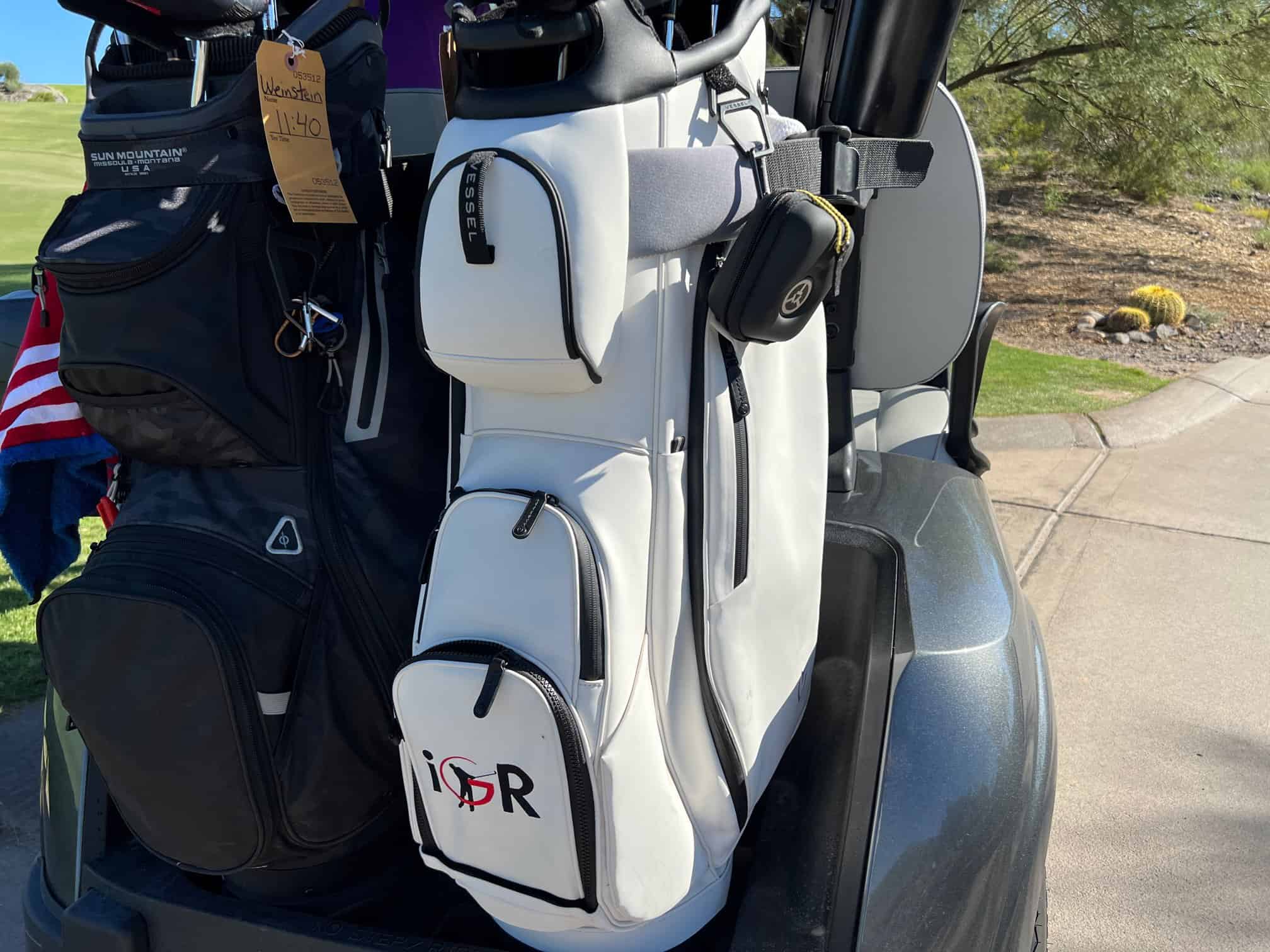 New Vessel Lux Cart golf bag review. #golf #vessel #golftiktok #golfto